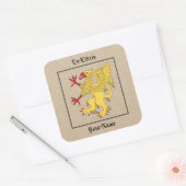 グリフィンラパントまたは蔵書票 スクエアシール (封筒)