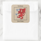 グリフィンラパントグルール蔵書票 スクエアシール (バッグ)