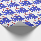 グリフィンラパントazure ラッピングペーパー (角)