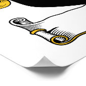 グリフィン家紋 ポスター (角)