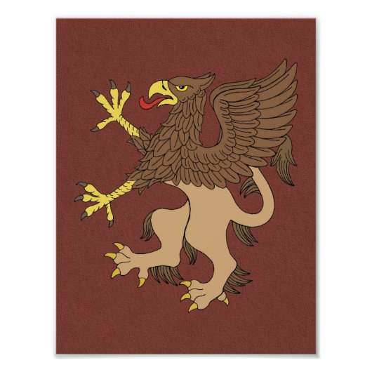 グリフィン横行 フォトプリント            (正面)