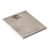 グリフィン生き物ヴィンテージ(名前) ノートパッド (アングル)