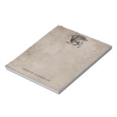 グリフィン生き物ヴィンテージ(名前) ノートパッド (回転)