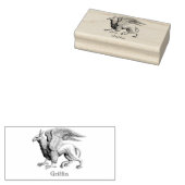 グリフィン生物ヴィンテージ ラバースタンプ (押印)