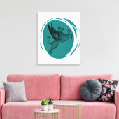 グリフィン キャンバスプリント (インサイチュ (リビング))