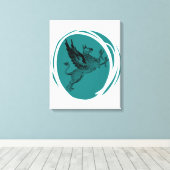 グリフィン キャンバスプリント (インサイチュ (ウッドフロア))