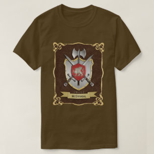 グリフィン・バトル・クレスト・ブラウン Tシャツ