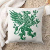 グリフィン – フォレストグリーン クッション (ブランケット)