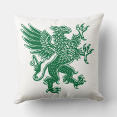 グリフィン – フォレストグリーン クッション (裏面)