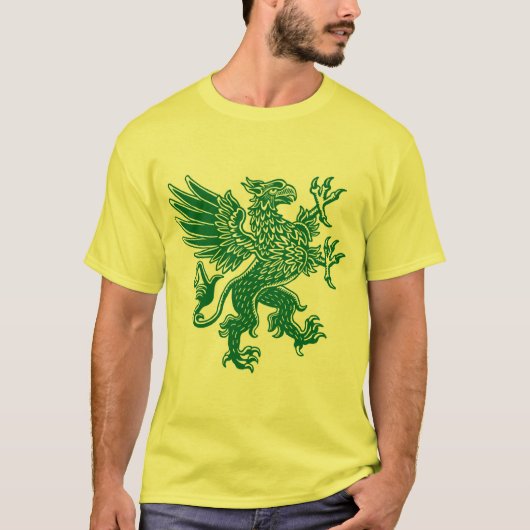 グリフィン - フォレストグリーン Tシャツ (正面)