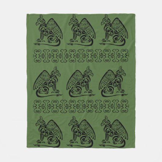 グリフィン フリースブランケット (正面)