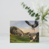 グリフィンvsワイヴァーン火の呼吸ドラゴンバトル ポストカード (スタンド正面)