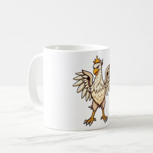 グリフィ誇りを持ったンキングクラウンティー コーヒーマグカップ (正面左)