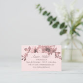 グリフェミニンザイルバラピンク相談省 名刺 (スタンド正面)