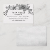 グリフェミニンザイルフローラ相談部 名刺 (正面/裏面)