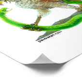 グリフォンとヘビ ポスター (角)