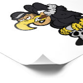 グリフォンのハゲワシの漫画 |背景色の選択 フォトプリント (角)