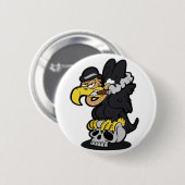 グリフォンのハゲワシの漫画 |背景色の選択 缶バッジ (正面&裏面)