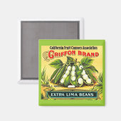 グリフォンブランドヴィンテージクレートラベル マグネット (正面/裏面)