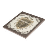 グリフォン家紋姓 タイル (側面)