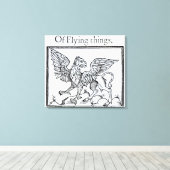 グリフォン キャンバスプリント (インサイチュ (ウッドフロア))