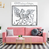 グリフォン キャンバスプリント (インサイチュ (リビング))