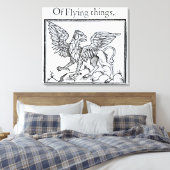 グリフォン キャンバスプリント (インサイチュ (寝室))