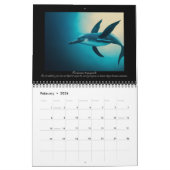 グリフ図解入りの、写真付きのォーム第3巻ガイド カレンダー (2月 2026)