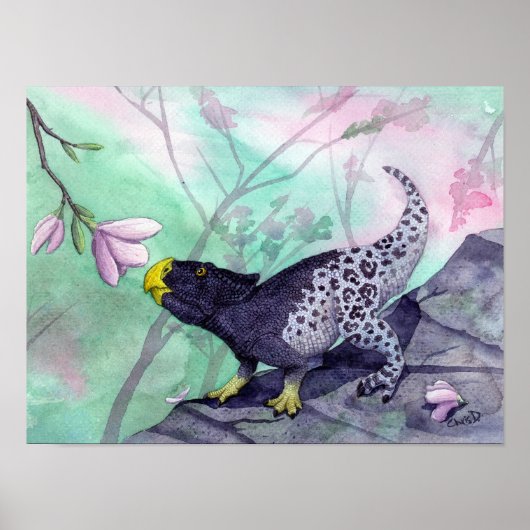 グリホセラトプスプリント ポスター (正面)