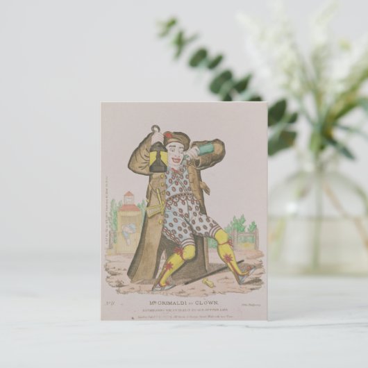 グリマルディ氏はピエロで、 ポストカード (スタンド正面)