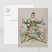 グリマルディ氏ピエロ ポストカード (正面/裏面)