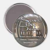 グリマー日付磁石を保存 マグネット (正面/裏面)