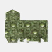 グリマー森グリーンと黒ヴィンテージ蝶 フェイバーボックス (折り畳みなし)