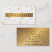 グリミニマルンギー金ゴールドダンデオン紙吹雪Vip 名刺 (正面/裏面)