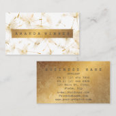 グリミニマルンギー金ゴールドダンデオン紙吹雪Vip 名刺 (正面/裏面)