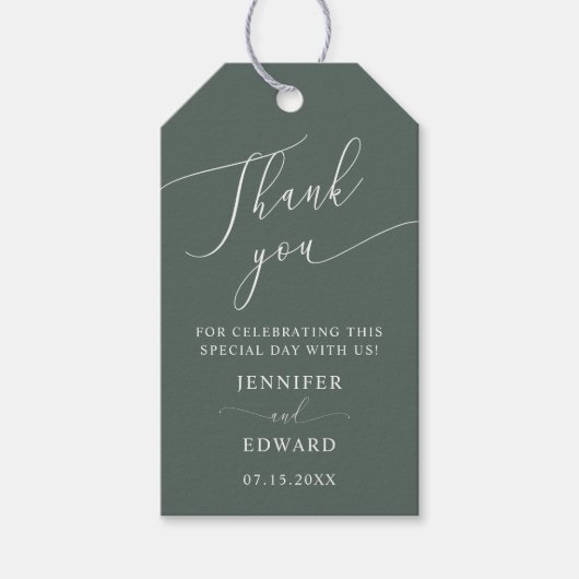 グリミニマルー結婚ン ギフトタグ (正面)