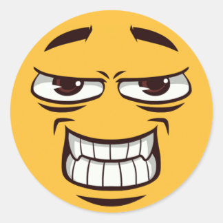 グリミング絵文字 ラウンドシール