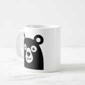 グリムなアライグマのコーヒーマグ コーヒーマグカップ (正面左)