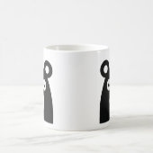 グリムなアライグマのコーヒーマグ コーヒーマグカップ (中央)