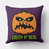 グリムなハロウィンパンプキン Creep It Real クッション (裏面)