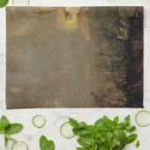 グリムショーによる『仲夏夜』、ビクトリア時代のヴィンテージアート キッチンタオル (折り畳み)