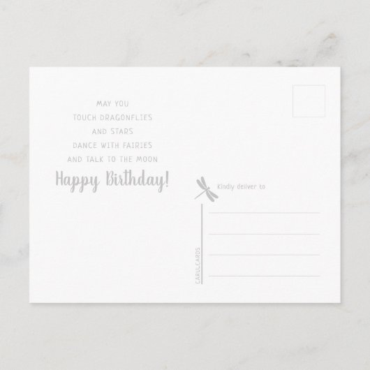 グリムショーフェアリー誕生日ウィッシングスターズCC1231 ポストカード (裏面)