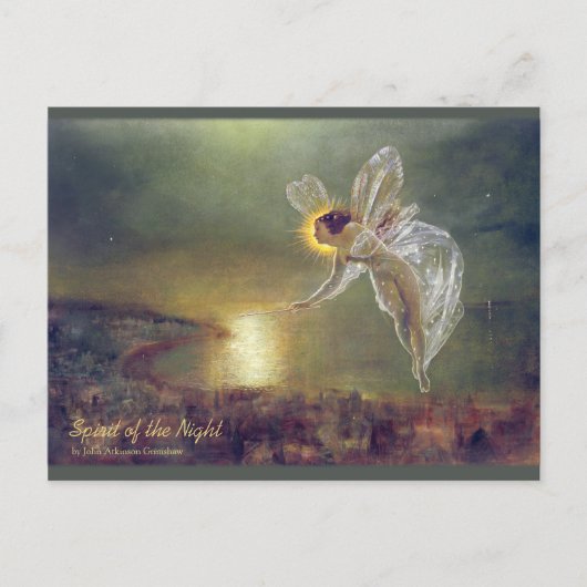 グリムショー | 1879年の夜の精神 | CC0994 ポストカード (正面)