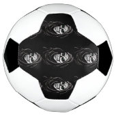 グリムデスリーパーハロウィーンスカルデザイン サッカーボール (回転)