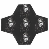 グリムデスリーパーハロウィーンスカルデザイン サッカーボール (フラット)