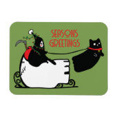 グリムリーパーサンタ季節のごあいさつ マグネット (横)