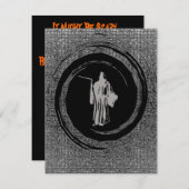 グリムリーパー招待状 招待状 (正面/裏面)