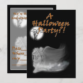 グリムリーパー、再びハロウィンパーティー 招待状 (正面/裏面)