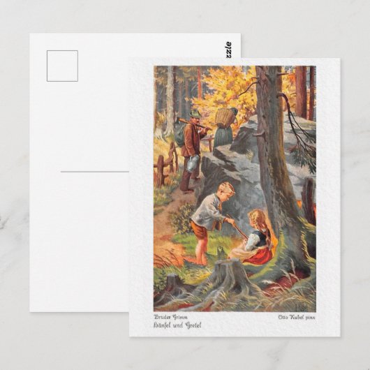 グリム兄弟 ポストカード (正面/裏面)