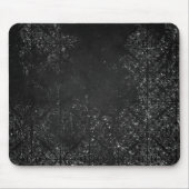 グリメリーオニキスグランジ | シルブリーブラックグラムダマスク マウスパッド (正面)